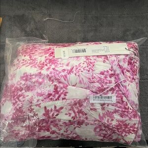 Chiara Boni Pink and White Midi Dress